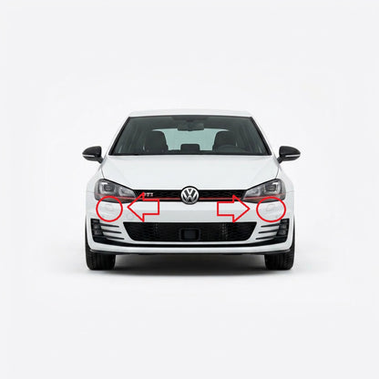 VW Golf 7 GTI / GTD / R pre-facelift 2013-2017 капачета за пръскалки на фарове