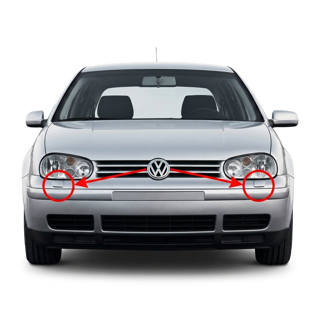 VW Golf 4 1997-2006 капачета за пръскалки на фарове