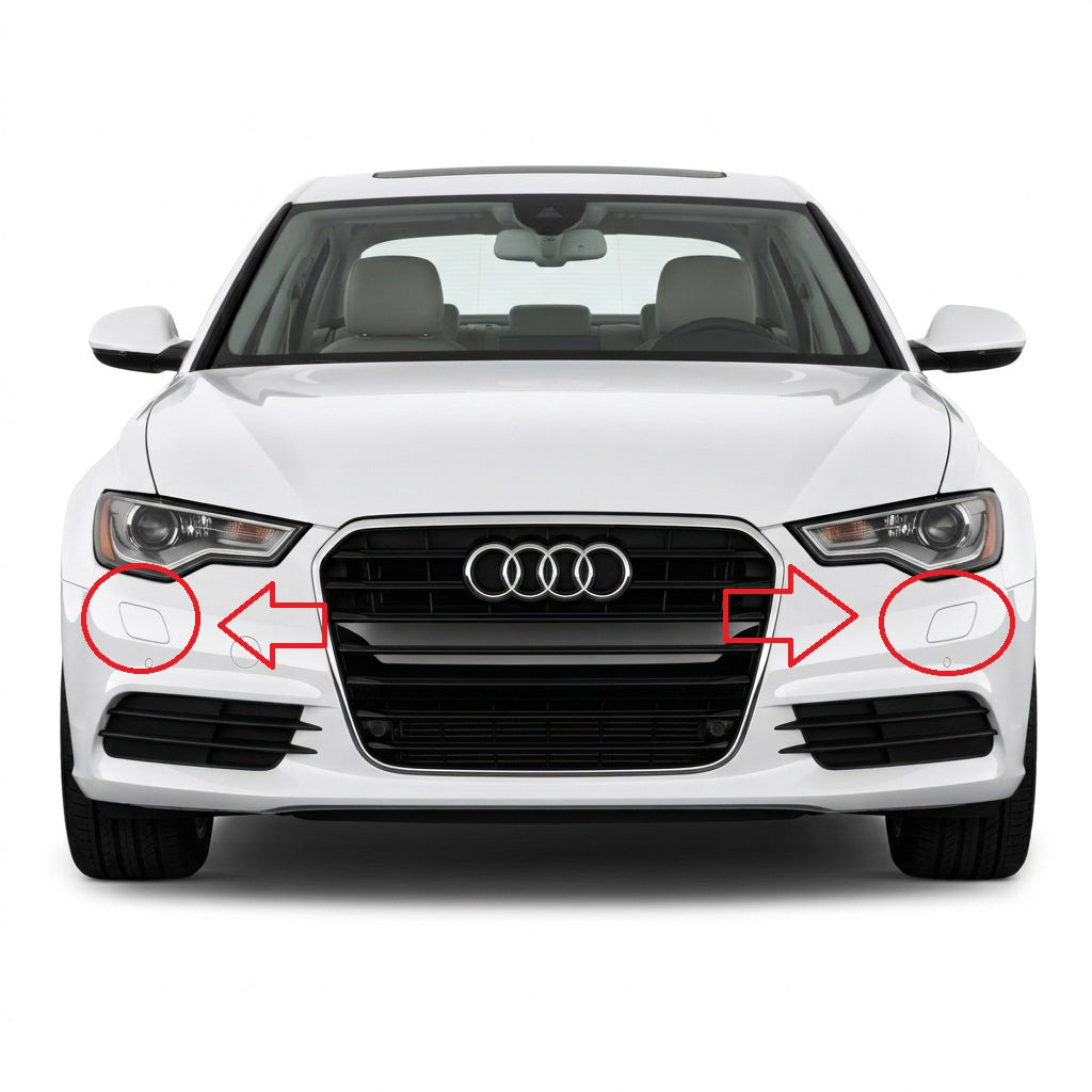 Audi A6 C7 pre-facelift 2011-2014 капачета за пръскалки на фарове
