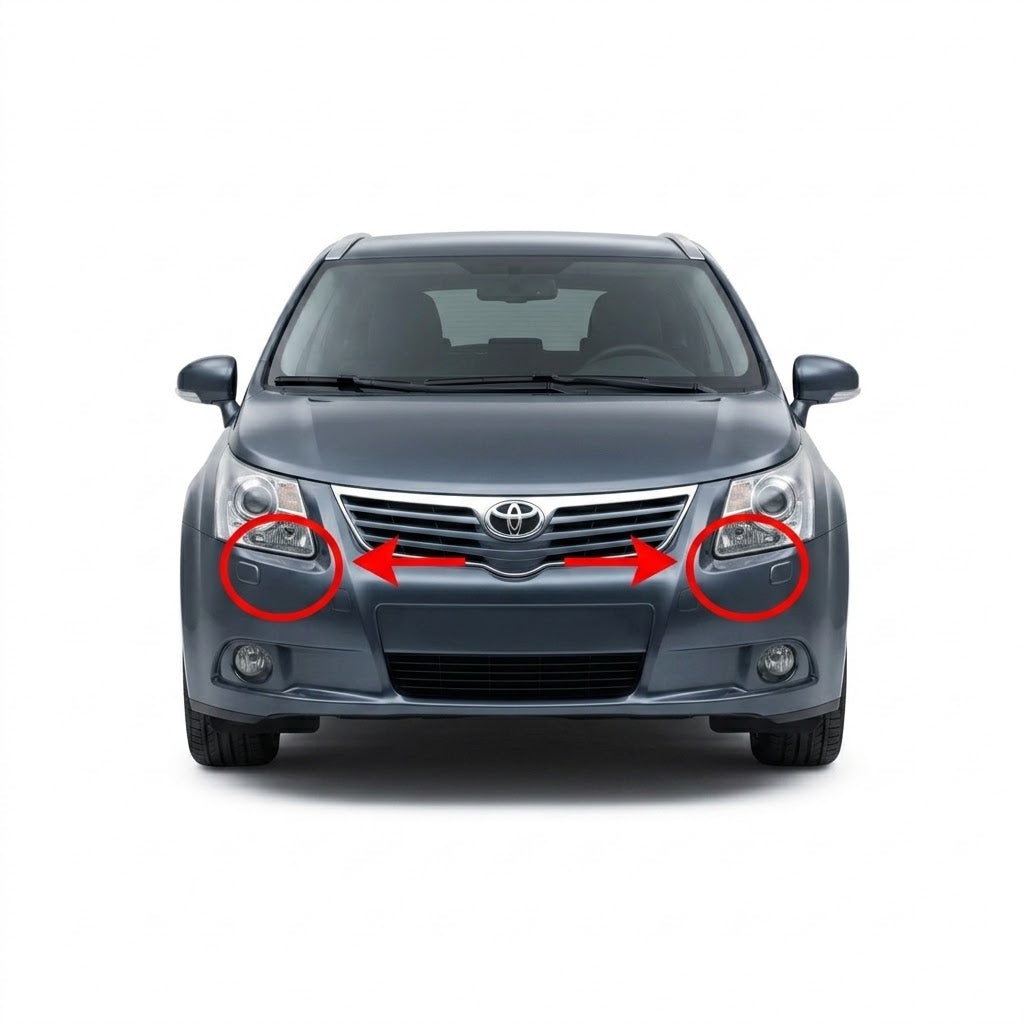 Toyota Avensis T27 Pre-Facelift 2008-2011 капачета за пръскалки на фарове