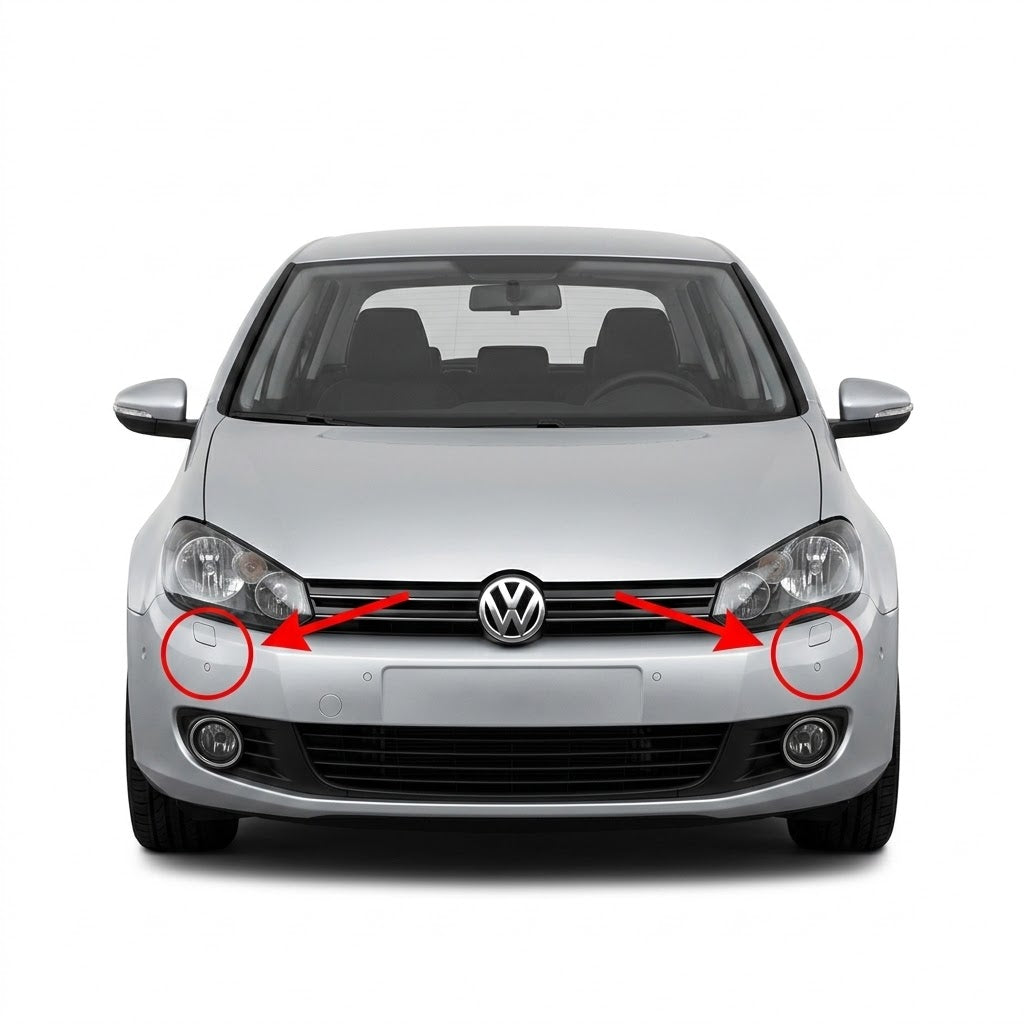 VW Golf MK6 pre-facelift 2008-2013 капачета за пръскалки на фарове