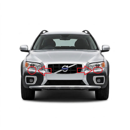 Volvo V70/XC70 pre-facelift 2007-2013 капачета за пръскалки на фарове