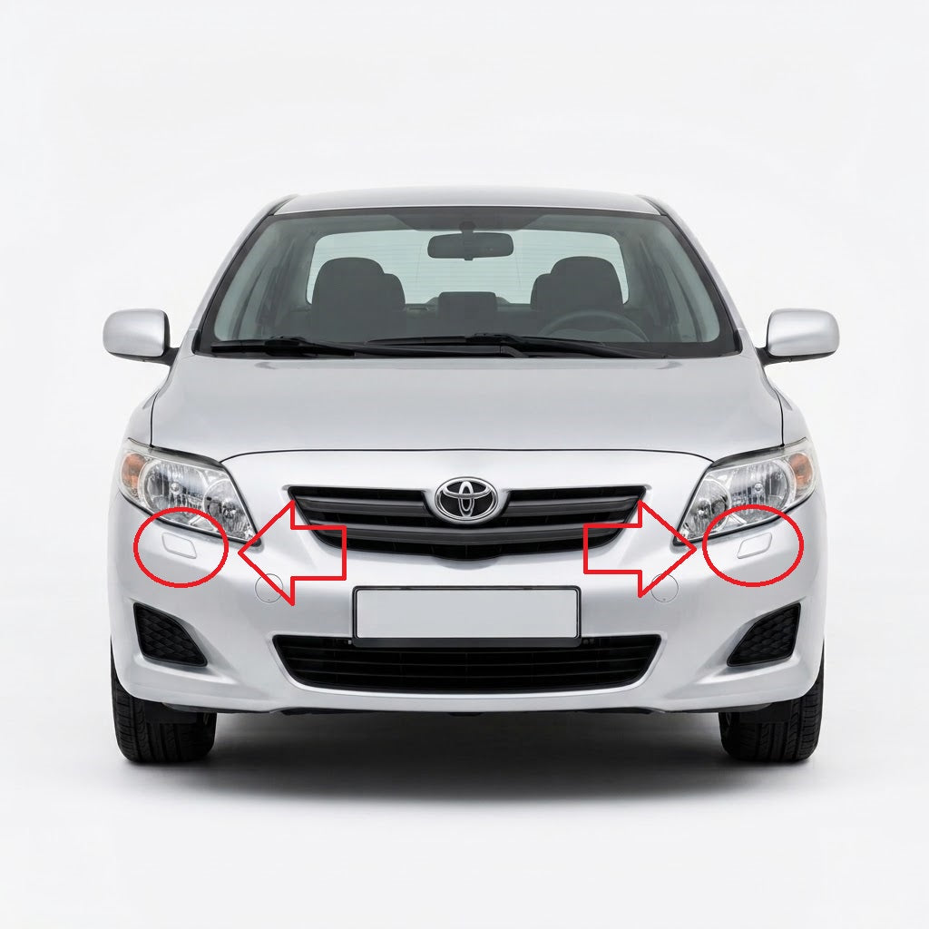 Toyota Corolla E150 Pre-Facelift 2006-2010 капачета за пръскалки на фарове
