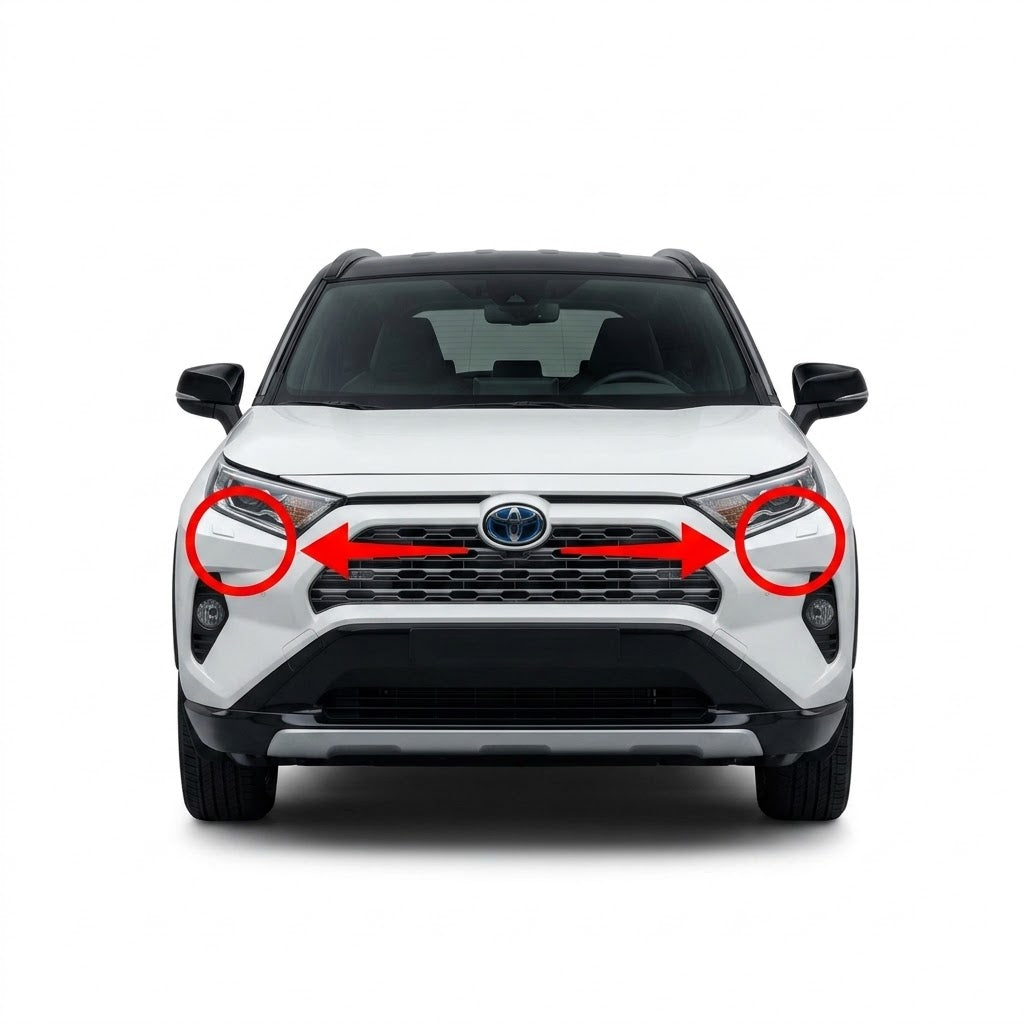 Toyota RAV4 XA50 2018-2025 капачета за пръскалки на фарове