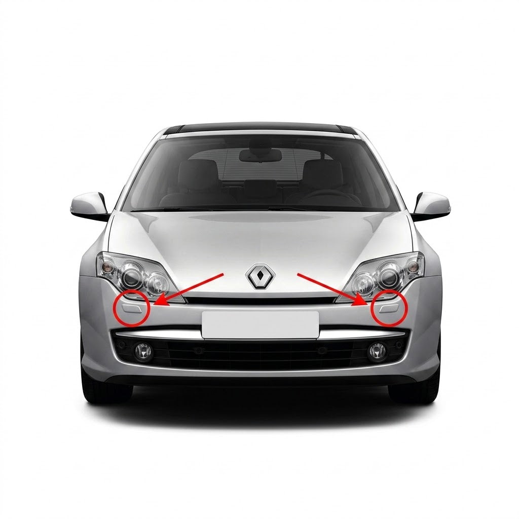 Renault Laguna 3 pre-facelift 2007-2011 капачета за пръскалки на фарове