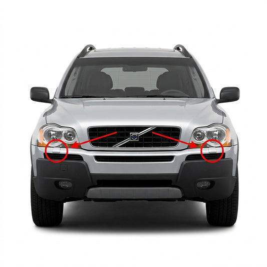 Volvo XC90 pre-facelift 2002-2006 капачета за пръскалки на фарове