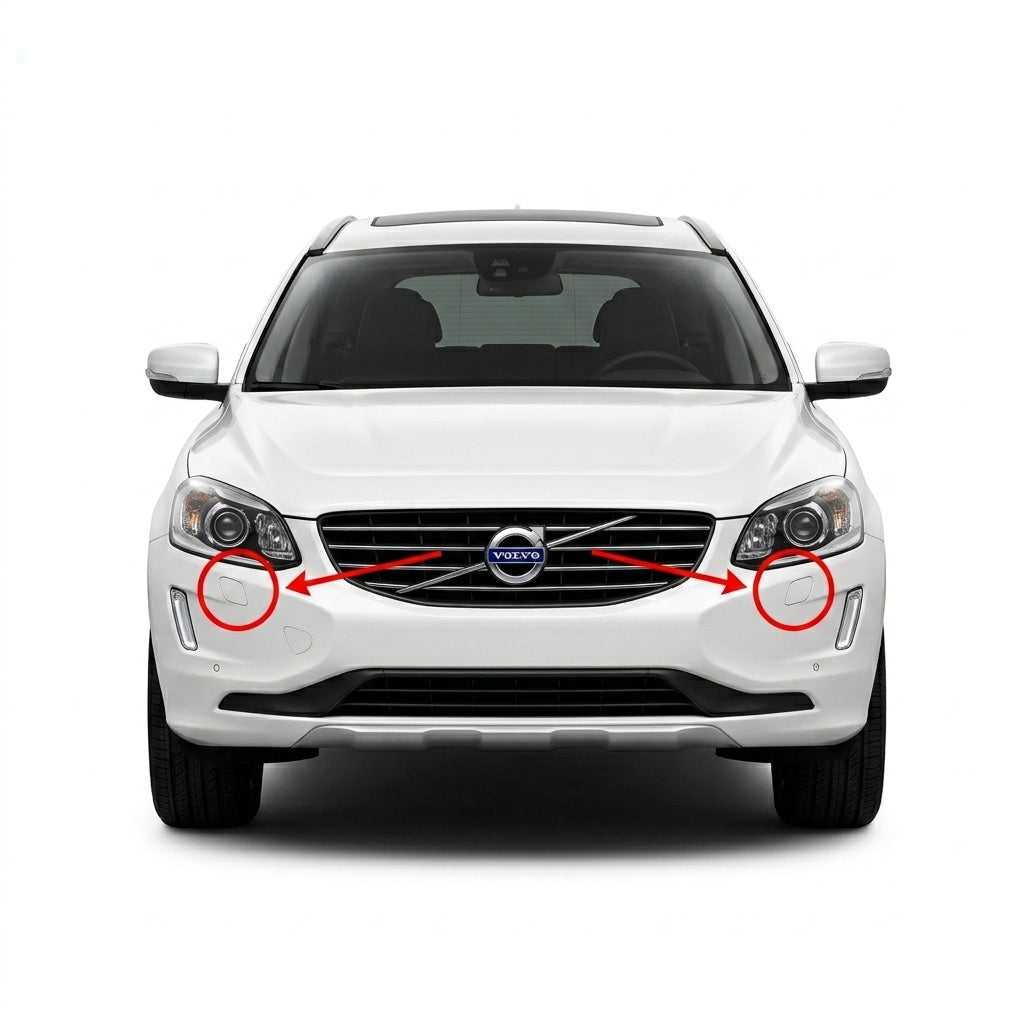 Volvo XC60 facelift 2013-2017 капачета за пръскалки на фарове