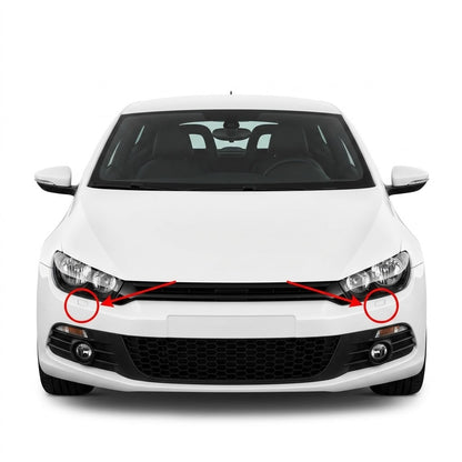 VW Scirocco 3 pre-facelift 2008-2014 капачета за пръскалки на фарове
