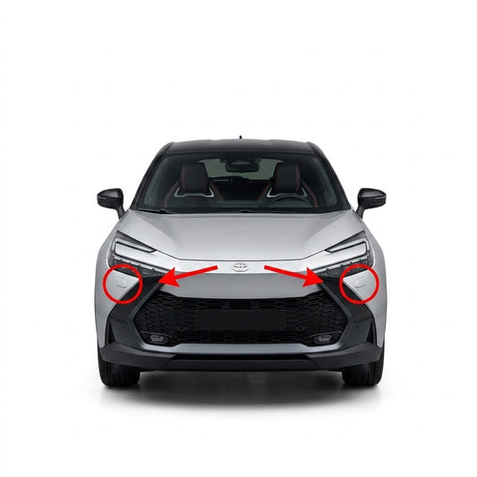 Toyota C-HR AX10 Facelift 2019-2023 капачета за пръскалки на фарове